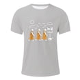 thumbnail image 4 of IWRICH Walk for Peace Monks Journey T-Shirt for Men White Short Sleeve Tshirts Crew Neck Loose Fit Oversize Big and Tall Tops Light Gray XXS, 4 of 4