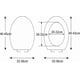 thumbnail image 2 of Toilet Seat Cover Warm Thick, Dustproof, Decorative Bathroom Cover, Easy Clean, Purple, 2 of 2