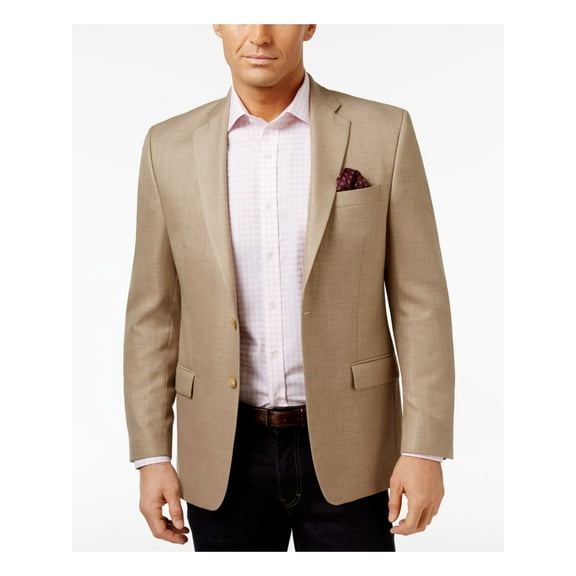 LAUREN RALPH LAUREN Mens Beige Sport Coat 42R