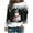 Black-709, variant on Riecok Christmas Fall Sweatshirts for Women Long Sleeves Collared Neck Christmas Funny Graphic Comfy Loose Oversized Fashion Soft Pullover Blouse Black XL