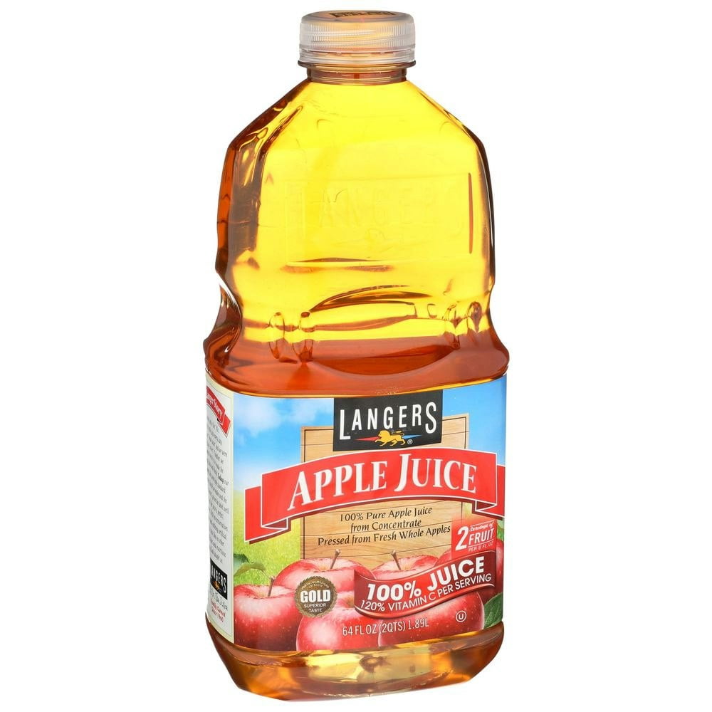 Langers 100% Apple Juice 64 oz (Pack Of 8)