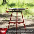 thumbnail image 5 of MAGEFESA 14-Inch Reinforced Enameled Steel Paella Pan Burner, Compatible with Paella Pans up to 20 Inches, Tripod Not Included, 5 of 5