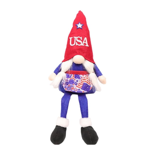 De Piernas Largas, Adornos Del Día De La Independencia, Muñeca Patriótica Del 4 De Julio Para Decoración Del Hogar Sweethay HA046833-01