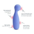 thumbnail image 5 of plusOne Vibrating Personal Soft Touch Massager, 10 Vibration Settings, Waterproof, 5 of 17