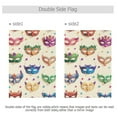 thumbnail image 3 of Carnival Masks Beads Garden Flag Double Sided Outdoor Banners for Courtyard Outdoor Lawn Farmhouse Holiday Decorations, 3 of 5