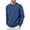 Dark Blue, variant on Men's Corduroy Pullover Sweatshirt Soft Crewneck Long Sleeve Top Comfortable Warm Winter Fall Casual Clothing Sweat Shirts Athletic Top Lightweight Basic Pullover Shirts