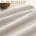 thumbnail image 3 of Cortinas Guken de lino opaco, 160 x 160 cm, color beige grisáceo, 2 paneles, 3 of 7