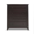 Sorelle Berkley 4-Drawer Chest - Espresso - Walmart.com