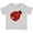 AC-Heather Grey, variant on Inktastic Ladybug with a White Heart Girls Toddler T-Shirt