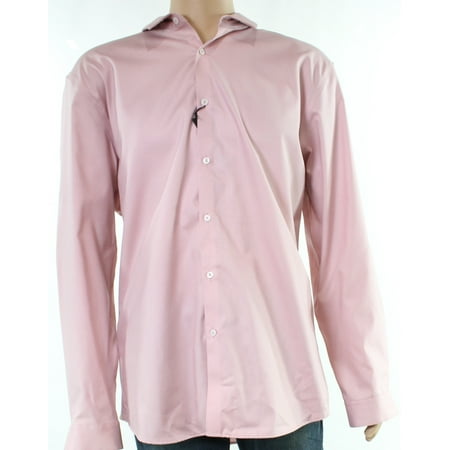 INC Dress Shirts - INC Mauve Men's Medium Non-Iron Button Down Shirt ...