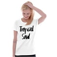 thumbnail image 4 of Tropical Soul Cute Island Vacay Vibes Womens Slim Fit Graphic Tee Brisco Brands X, 4 of 5