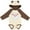 Natural & Brown w Ears, variant on Inktastic Ten Pins for Bowling Boys or Girls Long Sleeve Baby Bodysuit