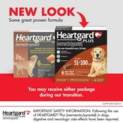Heartgard Plus Chew for Dogs, 51-100 lbs, (Brown Box)
