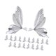 thumbnail image 1 of 40 piezas de papel de regalo con diseño de flores de mariposa, papel de regalo, papel de regalo floral para plata, 1 of 9