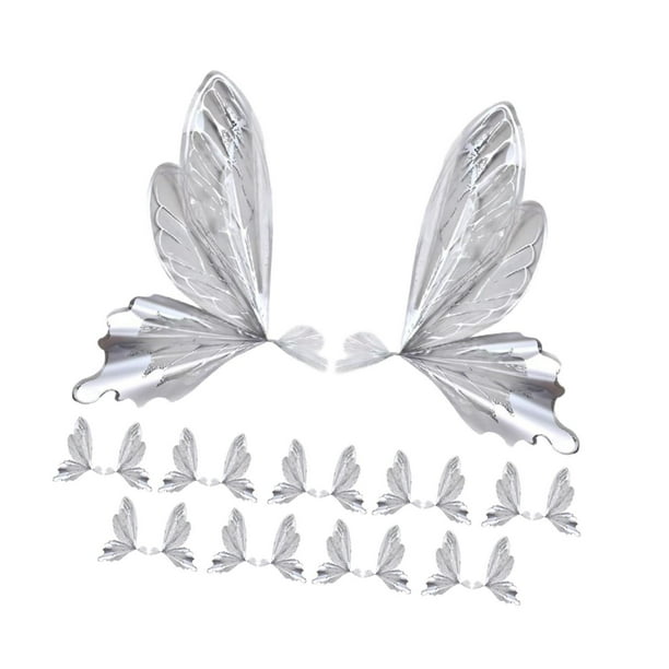 40 piezas de papel de regalo con diseño de flores de mariposa, papel de regalo, papel de regalo floral para plata