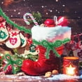 thumbnail image 1 of CTIRCHIU 2 Rolls Tinsel Garland Snowflake Christmas Ribbon Snowflake Pattern Plastic 11.8x11.8x0.8in, 1 of 6