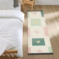 thumbnail image 3 of Yayeee Runner Rug for Bedroom 2'x6' Machine Washable Hallway Non Slip Mat, Beige Abstract, 3 of 8