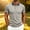 Light Ashy, variant on Mens 3 Button Placket Striped Trim Polo Shirt Breathable Pique Knit Short Sleeve Top for Walking Golf Weekend Business Daily Wear Black S
