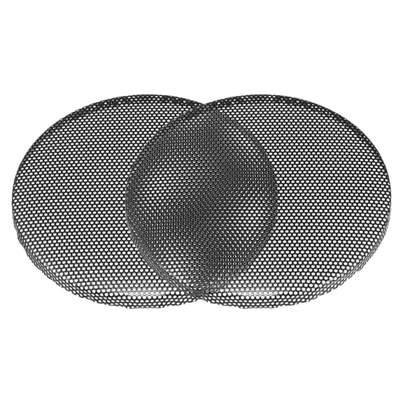 Unique Bargains 2 Pcs Universal 4.5 Inch Speaker Grills Mesh for Audio Subwoofer 122x6.5mm Grille without Frame Black