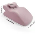 thumbnail image 2 of ColourTree Pink Adult Ergonomic Memory Foam Bed Triangle Wedge Pillow Headboard with Face Down Massage Prone Pillow Function for Reading, with Washable Cover, 2 of 7