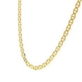 thumbnail image 3 of 14K Solid Yellow Gold 5mm Mariner Link Chain Necklace 18" 20" 22" 24" 26", 3 of 8