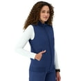thumbnail image 4 of Hanes Womens Scrubs Zip-Front Scrub Vest, Pockets, Comfort Fit, Inner Pocket, Sizes XS-3XL, 4 of 9