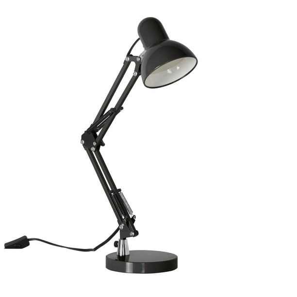 Mainstays Led Swing Arm Architect Desk, Table Lamp With Adjustable Arm