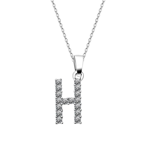 Moda mujer regalo 26 letra inglesa nombre cadena colgante collares joyería Wmkox8yi sjalhkljlk5598