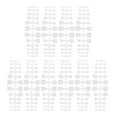 thumbnail image 4 of Toenails, Full Cover DIY Short 240pcs Square Artificial Toe Nail Kit  For Wedding Ordinary Color,Transparent, 4 of 8