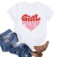 thumbnail image 2 of Blusas de Manga Corta para las Mujeres Divertido Impreso Cuello Redondo Tee, Vintage Humor Gráfico Blusas de Primavera para las Mujeres, 2 of 3