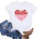 thumbnail image 1 of Fiudx Camisas para Mujer Blusa de Manga Corta con Estampado de Moda para Mujer, Divertida Camiseta con Cuello Redondo, 1 of 3