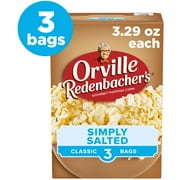 Orville Redenbacher’s Microwave Popcorn, Naturals Simply Salted Popcorn, 3.3 oz., 3-Count