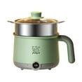 thumbnail image 3 of Olla eléctrica portátil Macarena para cocinar ramen 300 W/600 W miniolla 1,8 L Gris verde, 3 of 8