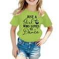 thumbnail image 1 of WEAIXIMIUNG T-Shirts pour Filles 8-9 Ans, T-Shirt Graphique Mignon à Col Rond et Manches Courtes, Été Décontracté, 1 of 5