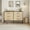 Black cabinet body contrasts with natural wood color drawer surface, variant on BouPower 52" Wide 6 Drawer Dresser, Freestanding Wooden Storage Chest with Deep Drawers, Large Capacity TV Stand Organizer for Bedroom Living Room Entryway Hallway Closet