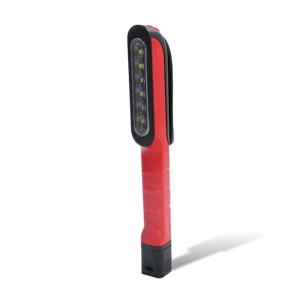 Greeniant Pluma de luz LED resistente al agua, linterna ABS, antorcha de trabajo colgante, ajustable, 2 modos, luces de reparación de automóviles, Ropa Deportiva, Zapatos rojo Greeniant OD019459-02B