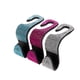 thumbnail image 3 of Paquete de 3 elegantes ganchos para reposacabezas de coche, reposacabezas para asiento trasero de coche, gancho para colgar, color blanco WD.WDQZL Hogar, 3 of 5