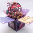 thumbnail image 5 of Pop Up Birthday Cards 3D Greeting Card Handcrafted Happy Birthday Card Gifts for Kids Teens Women Men Son Daughter, 5 of 8