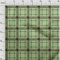 thumbnail image 1 of oneOone Viscose Jersey Fabric Tartan Check Fabric Prints By Yard 60 Inch Wide, 1 of 4