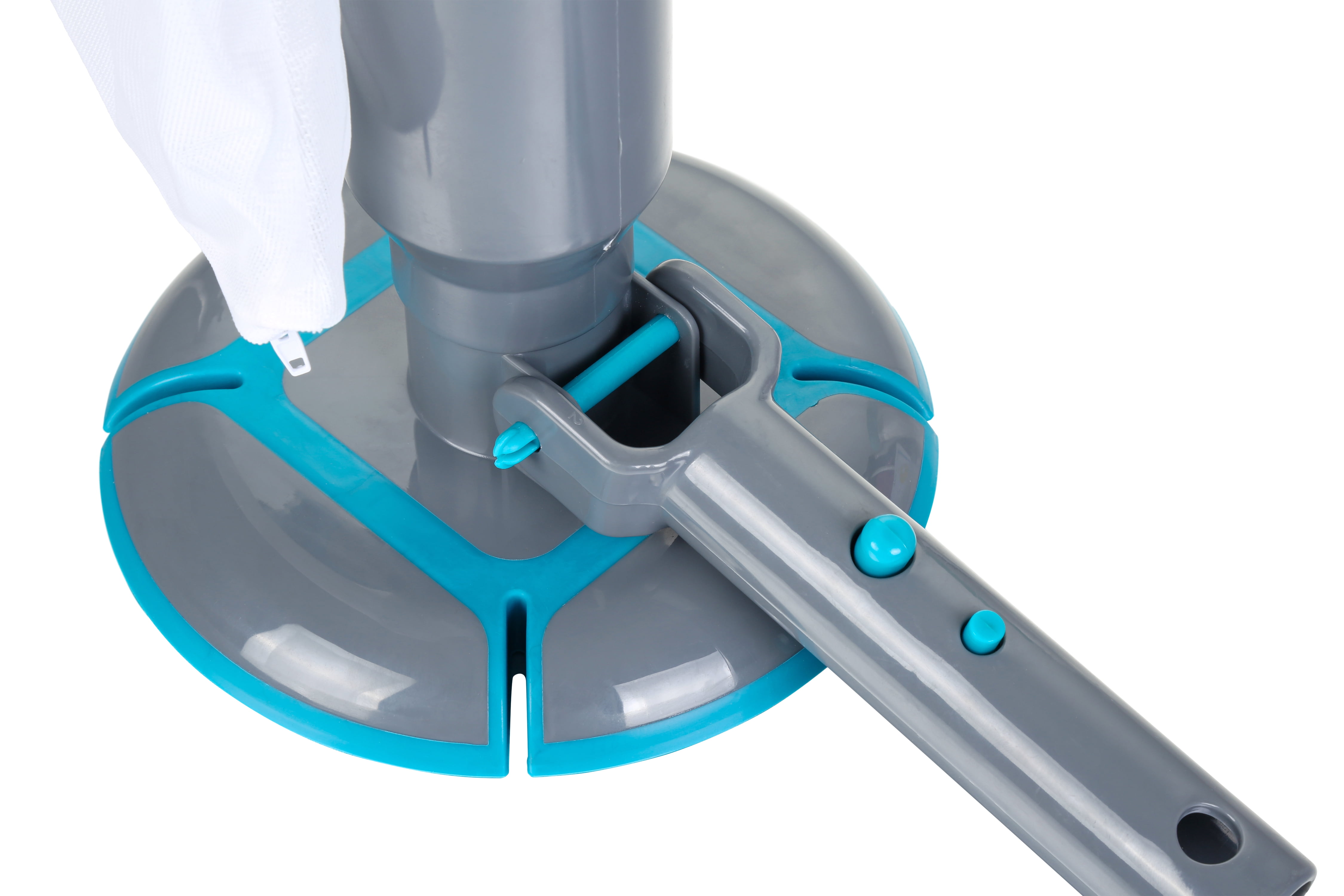 Mainstays Spa Vacuum with 360 Flexible Sides in Gray & Teal - 10.5 in x 6 in x 10.75 in - 0.65 lb