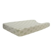 Lambs & Ivy Echo Green/Cream Leaf Print Baby Changing Pad Cover