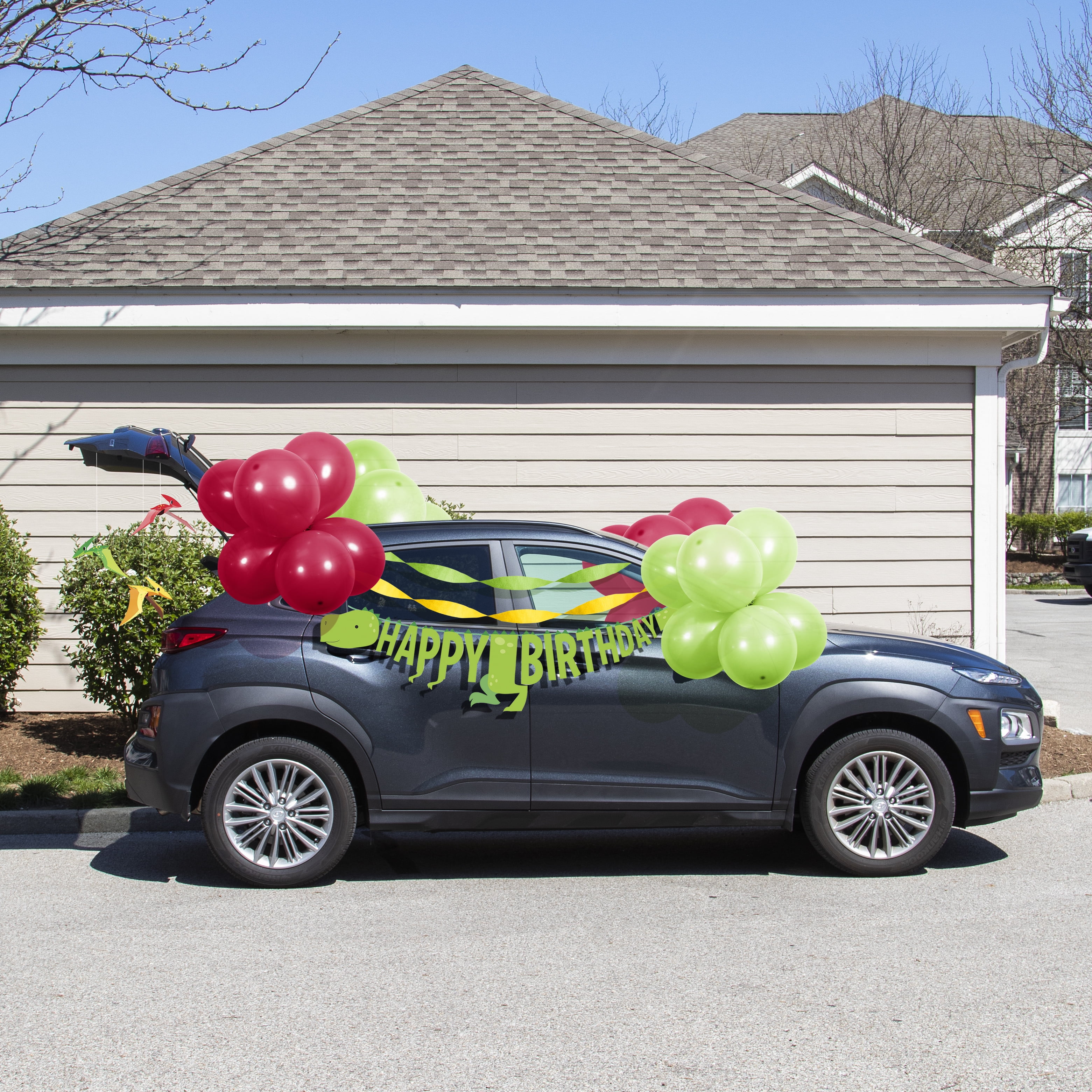 Dinosaur Birthday Parade Car Decorations Kit - Walmart.com