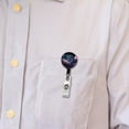 thumbnail image 5 of I'd Rather Be In Outer Space Sci-fi Retractable Reel ID Badge Key Card Name Tag Holder with Clip, 5 of 7