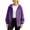 Light Purple, variant on Hooded Sun Jacket Men Women Summer Fall Lightweight Long Sleeve Loose Casual Zip Up Sun Hoodie with Pockets Fishing Outerwear