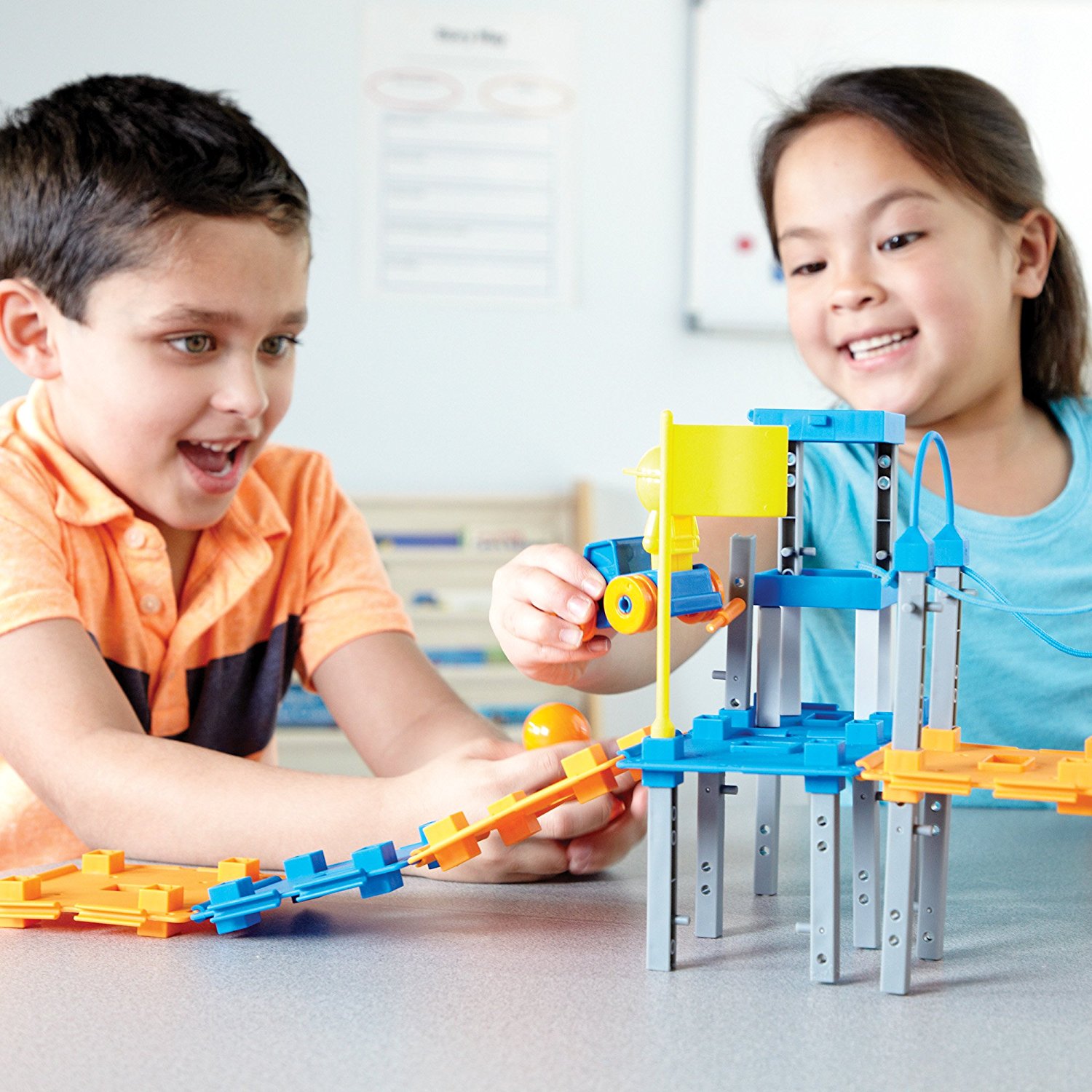 Learning Resources City Engineering and Design Building Set, Engineer STEM Toy, 100 Pieces, Ages 5+ - image 4 of 6