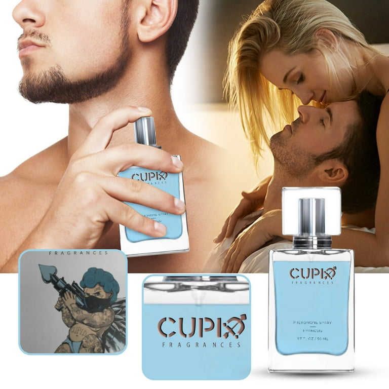 Purjkpu Cupid Charm Toilette for Men (Pheromone-Infused) - Cupid Cologne Fragrances for Men (2 Bottles), Size: 50 ml