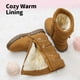 thumbnail image 2 of Dream Pairs Botas de nieve de invierno para niñas Zapatos de media pantorrilla con forro de piel sintética KLOVE Dream Pairs KLOVE, 2 of 5
