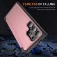 thumbnail image 5 of For Samsung Galaxy S22 Ultra 5G Case Hidden Card Slot TPU+PC Phone Cover, 5 of 5