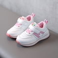 thumbnail image 4 of Fjofpr Shoes for Girls Clearance Sneakers for Girls Clearance Sneakers for Boys Clearance Toddler Toddler Infant Kids Baby Girls Boys Leather Breathable Soft Sneakers Shoes, 4 of 8