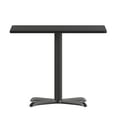 thumbnail image 5 of Emma + Oliver 36" Square Black Laminate Table Top with 30"x30" Table Height Base, 5 of 8